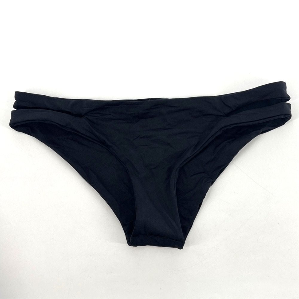 L*Space Estella Bikini Bottom Classic Black  M - Picture 3 of 10